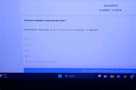 waktu untuk menjawab : 41 detik. pilihlah jawaban yang paling .